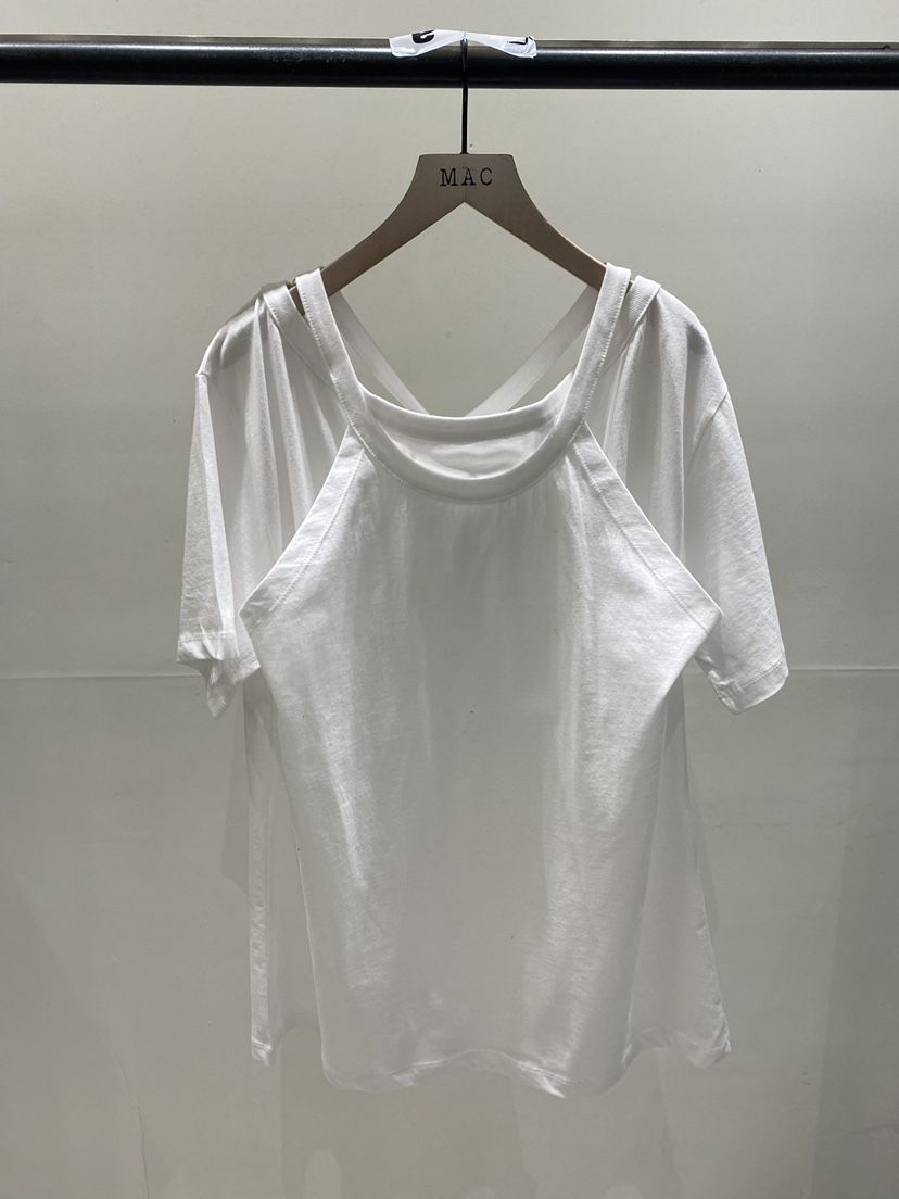 MAC韓國直郵女裝新品人氣時尚職業26夏季26春夏休閑推薦T恤THE FORWARD MACT恤