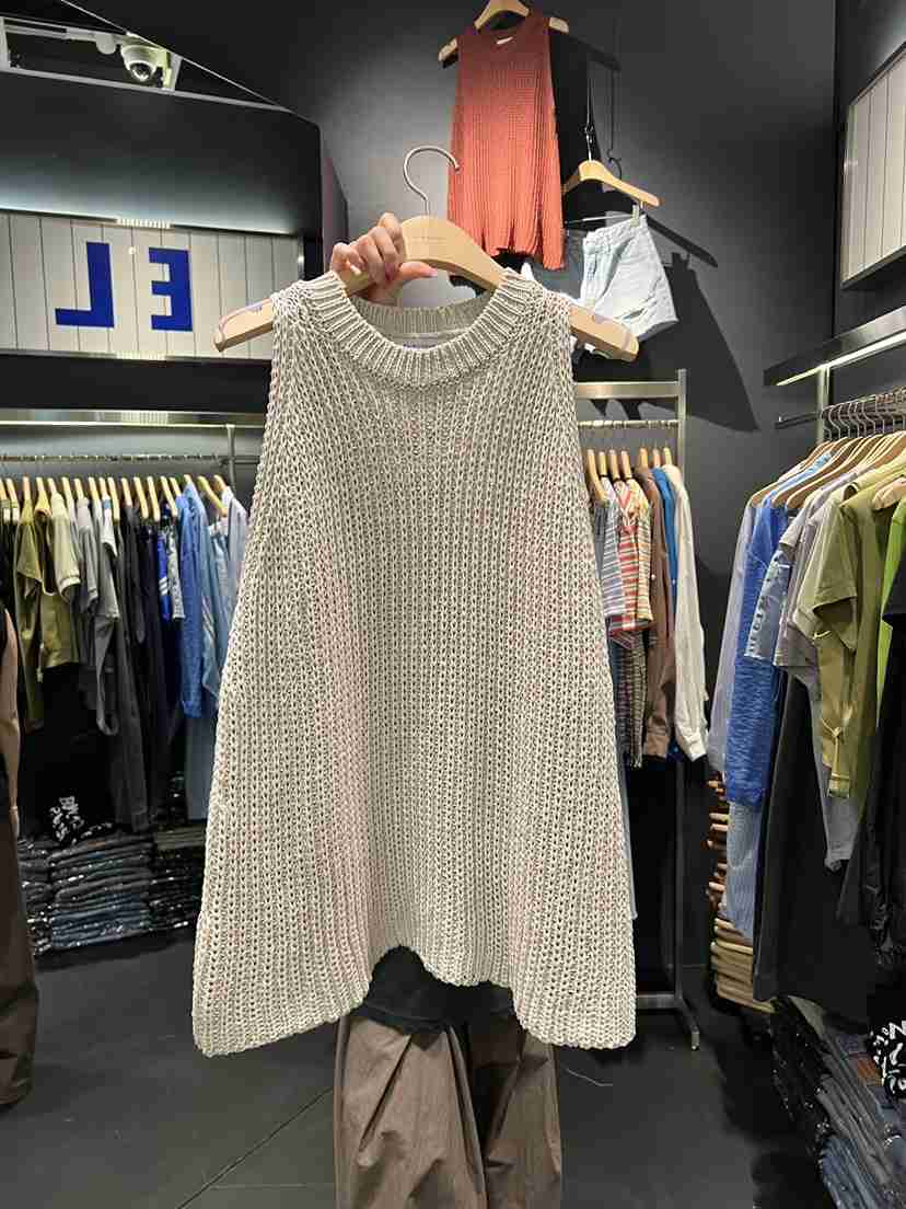 EL BOSQUE韓國東大門直郵女士新品26夏季熱賣針織衫網狀EL BOSQUE針織衫