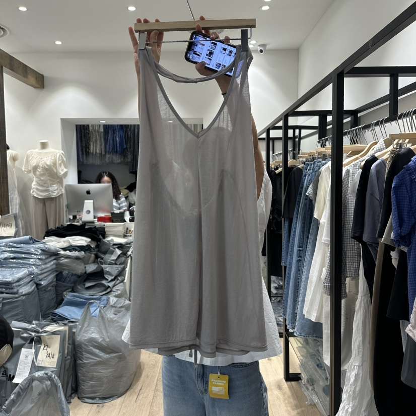 BRUNI/RICOTTA韓國東大門直郵女士新品26夏季推薦吊帶背心BRUNI/RICOTTA吊帶/背心