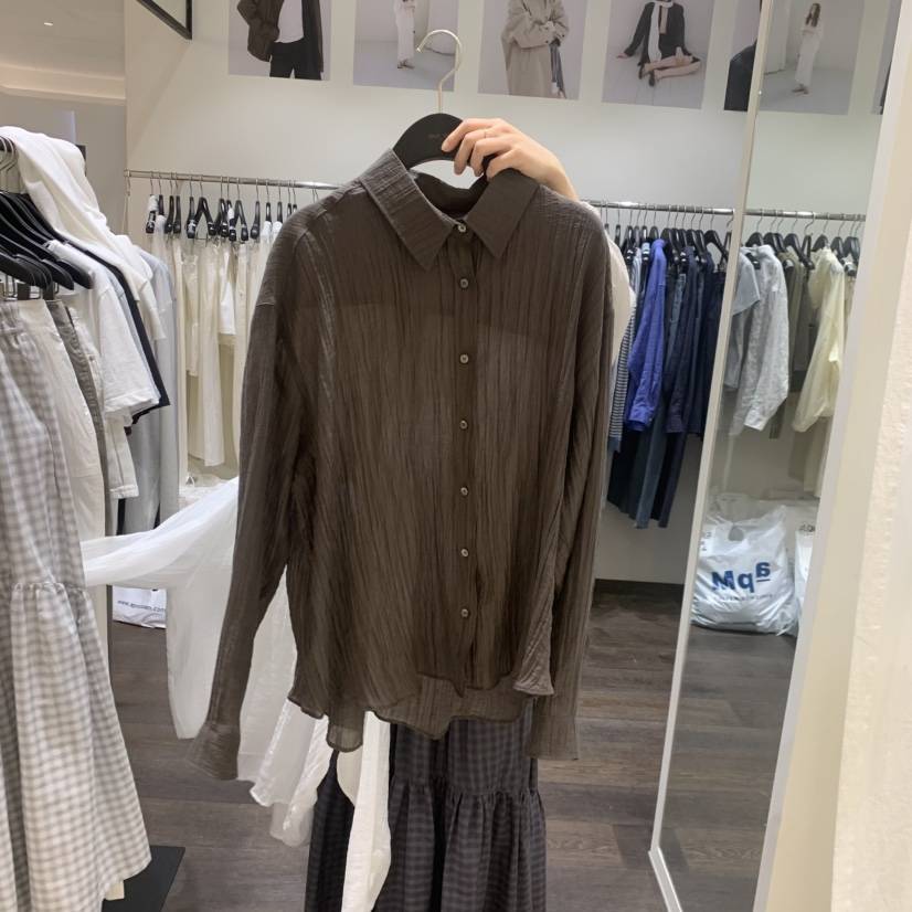 OURIN/THIS IS韓國直郵實拍女士新品熱賣職業襯衫蕾絲衫OURIN/THIS IS襯衫/蕾絲衫