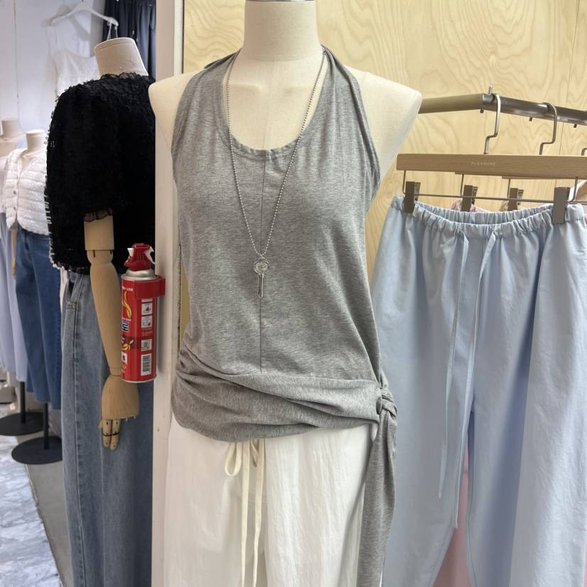 PLEASURE韓國直郵女士新款26春夏職業時尚推薦休閑吊帶背心PLEASURE吊帶/背心
