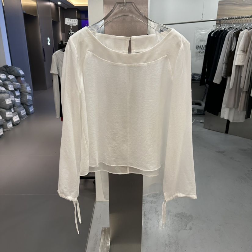 PAVEL韓國直郵女士新品熱賣時尚推薦26夏季休閑襯衫蕾絲衫PAVEL襯衫/蕾絲衫