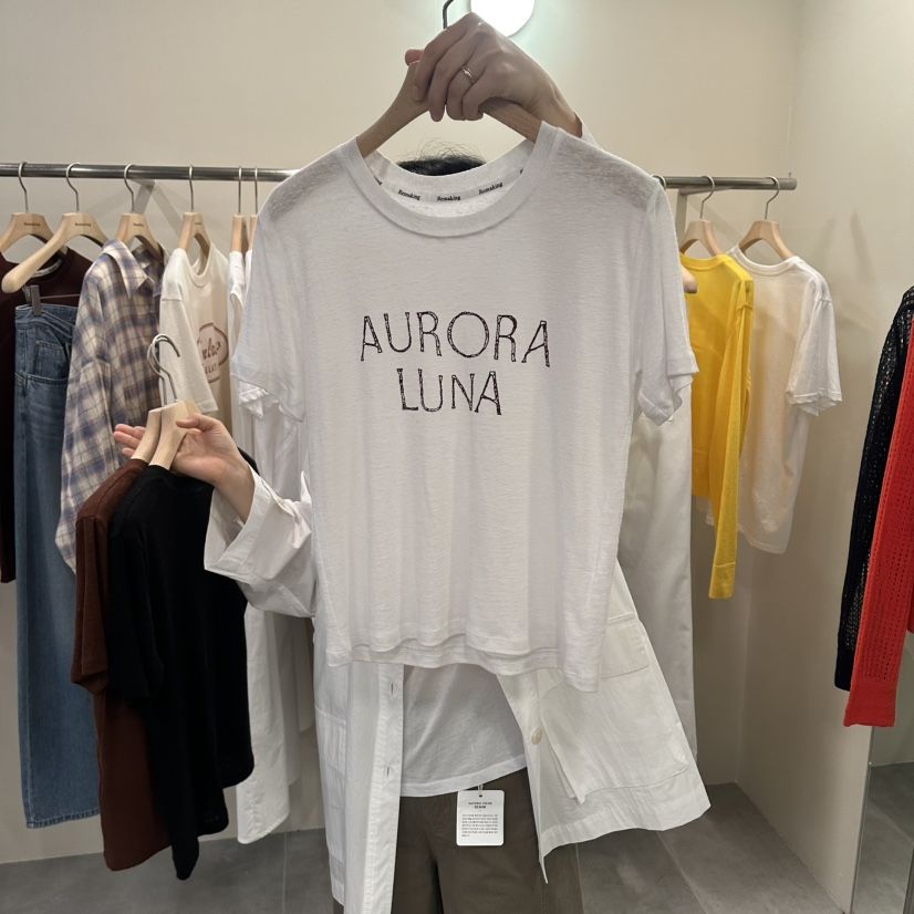 URBANSTORY/REMAKING東大門實拍韓國女裝新品休閑時尚T恤Remaking/URBANSTORYT恤