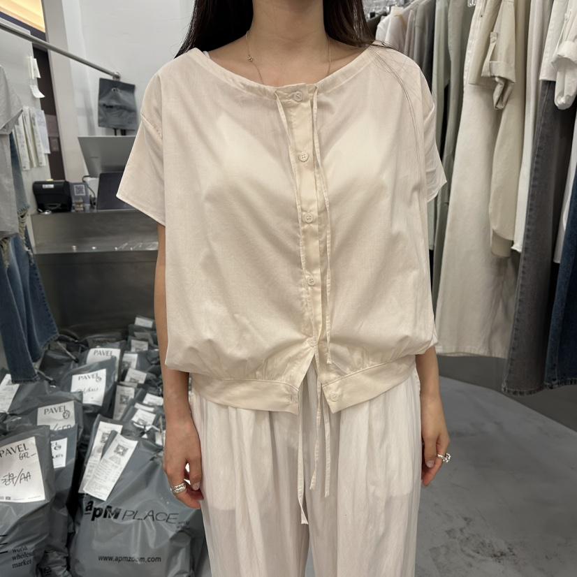 PAVEL韓國直郵實拍女裝新品26春夏職業休閑熱賣襯衫蕾絲衫PAVEL襯衫/蕾絲衫