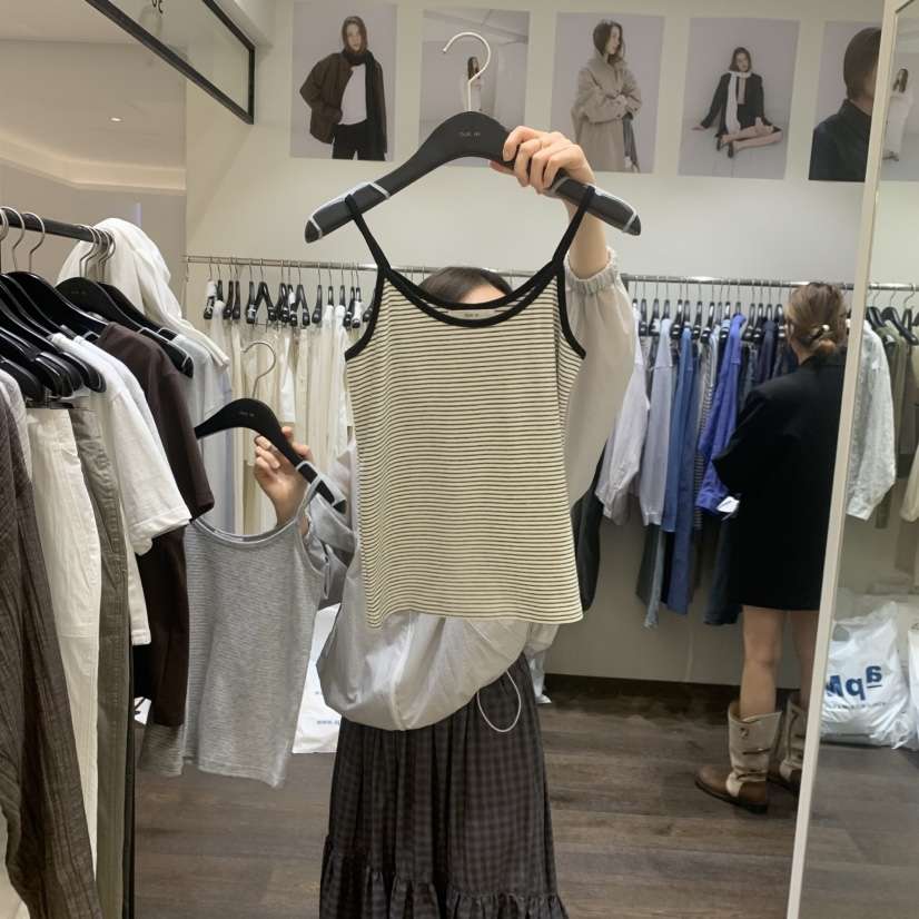 OURIN/THIS IS韓國直郵女裝新品推薦26春夏時尚吊帶背心OURIN/THIS IS吊帶/背心