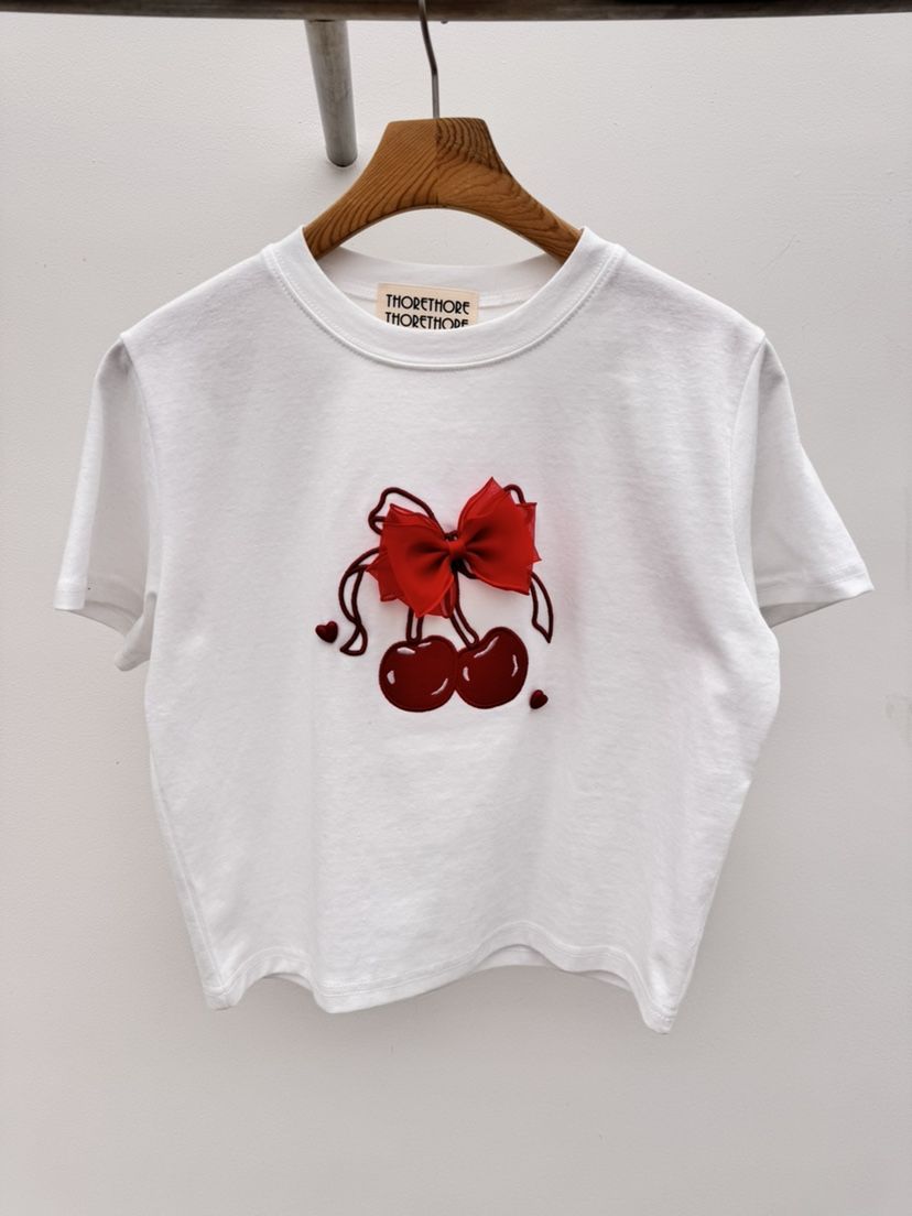 THORE韓國直郵實拍女裝新品人氣時尚26春夏推薦職業26夏季T恤THORET恤