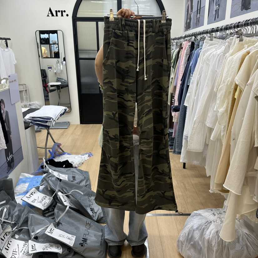 ARR韓國直郵實拍女士新款熱賣時尚推薦26春夏職業休閑褲迷彩ARR休閑褲