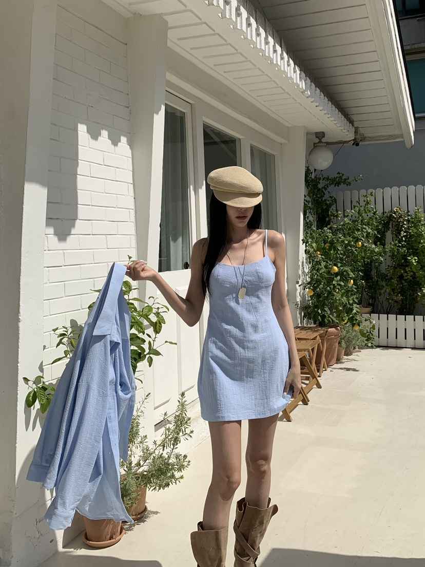 BADCALM韓國直郵女裝新款熱賣推薦休閑26春夏人氣職業連衣裙BADCALM連衣裙