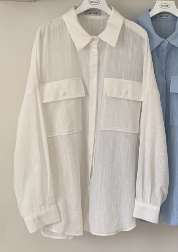 BADCALM韓國直郵女士新品真品時尚推薦休閑職業襯衫蕾絲衫BADCALM襯衫/蕾絲衫