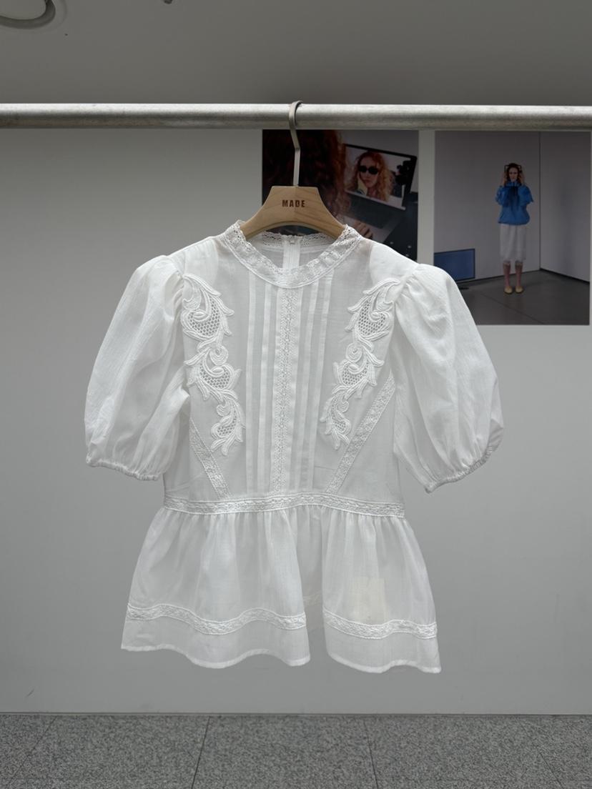 MADE-P韓國代購女士新品26春夏人氣推薦職業休閑襯衫蕾絲衫MADE-P襯衫/蕾絲衫