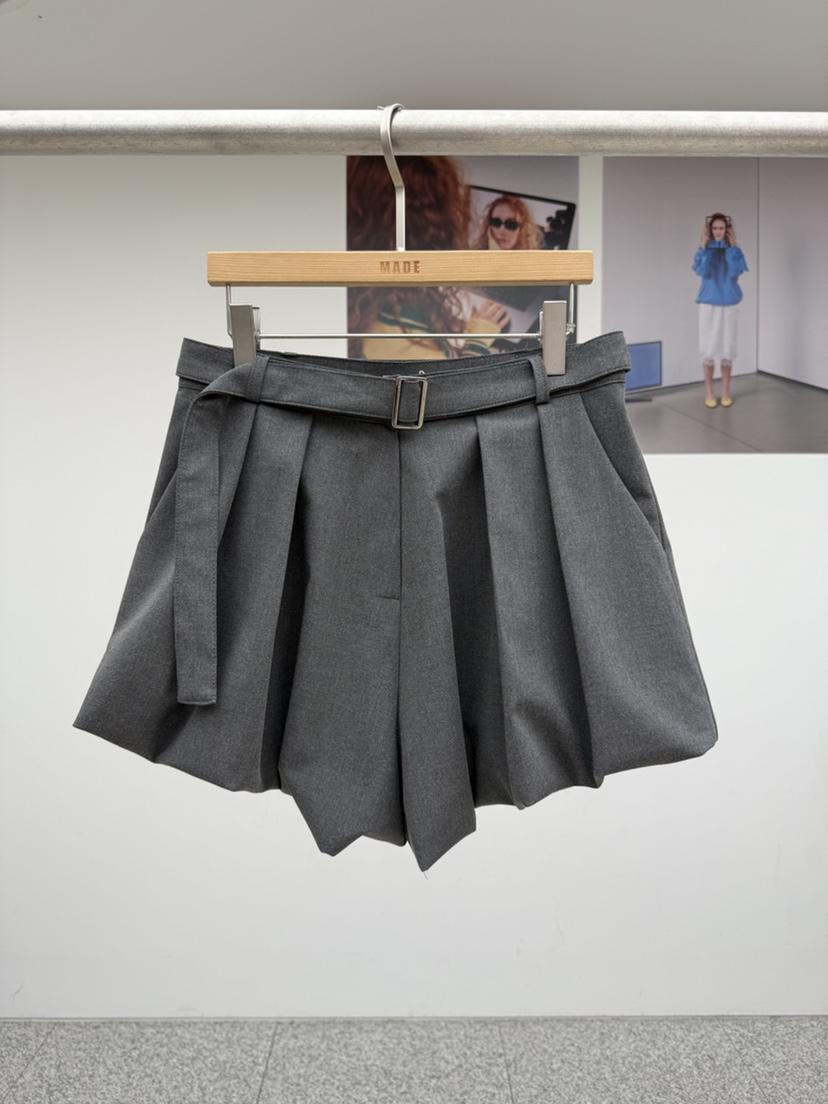 MADE-P韓國直郵女士新品休閑職業推薦時尚26春夏裙褲含腰帶MADE-P裙褲