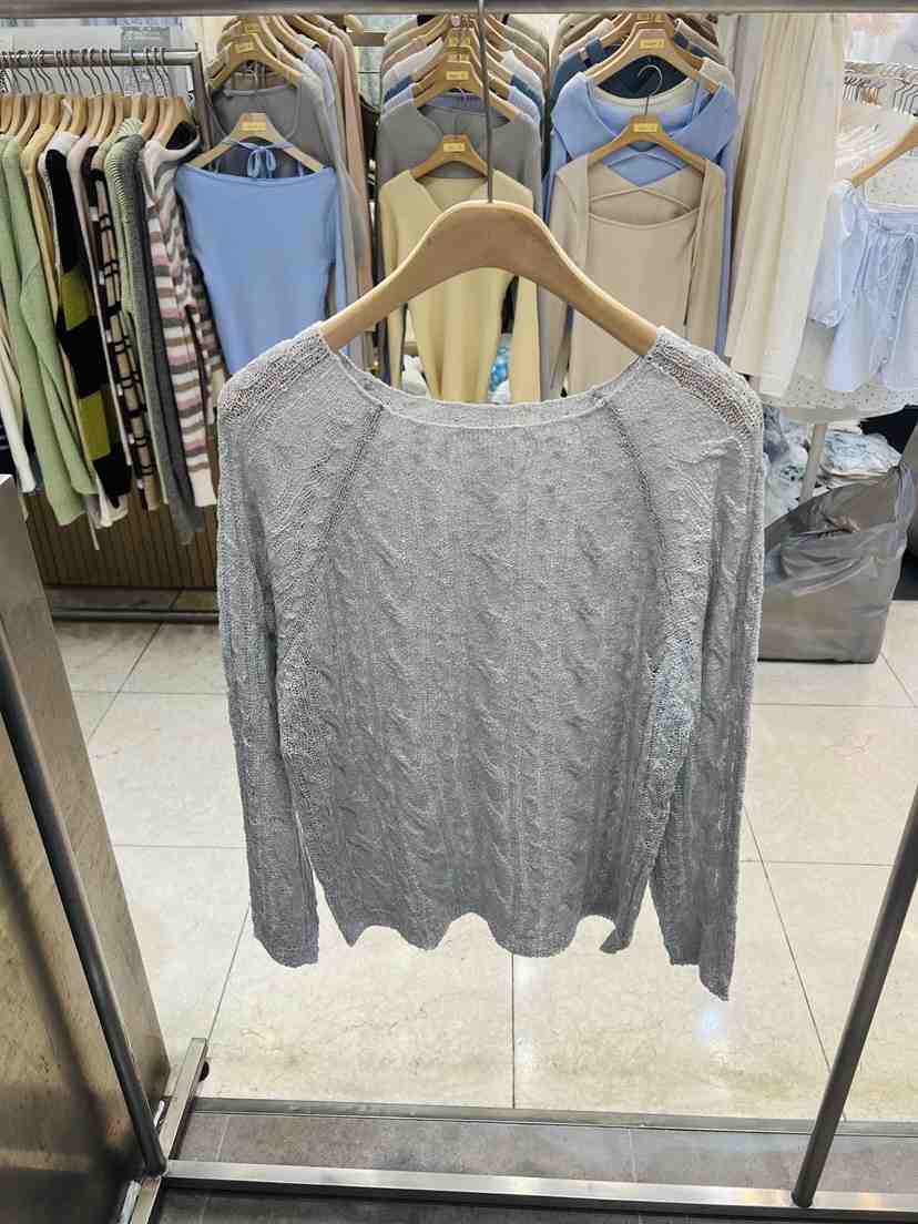 BLACK NOTE韓國東大門代購女裝新款職業熱賣休閑26夏季針織衫BLACK NOTE針織衫