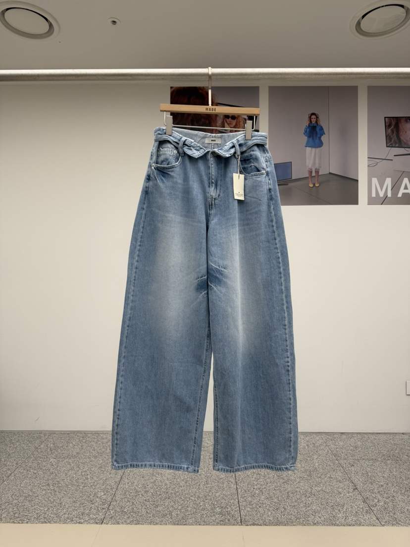 MADE-P東大門實拍韓國女裝新品人氣推薦26春夏熱賣牛仔褲MADE-P牛仔褲