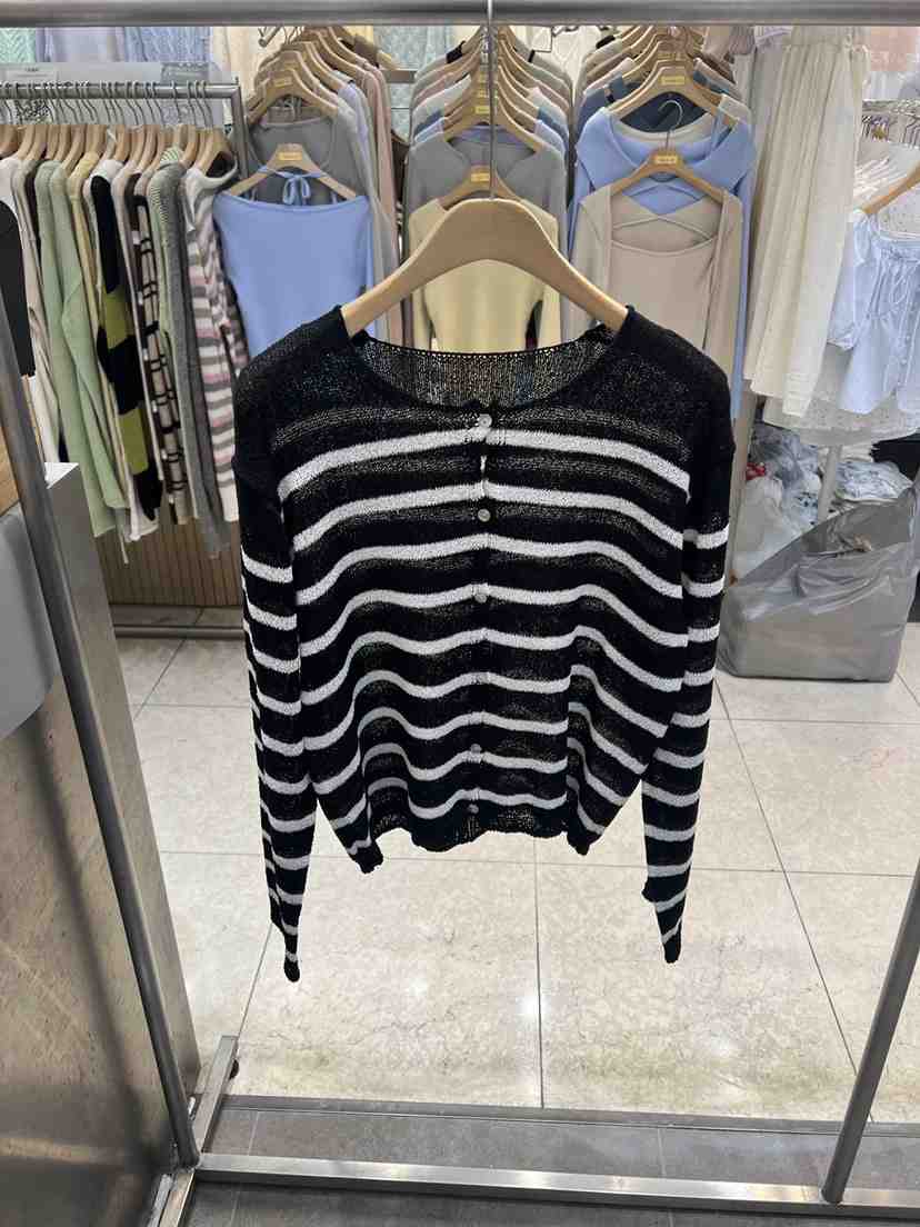 BLACK NOTE東大門實拍韓國女裝新品休閑26夏季職業針織衫BLACK NOTE針織衫