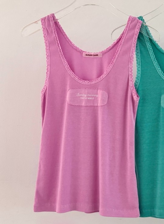 MORAN/MOSCO/SUGAR CASE韓國直郵實拍女裝新品推薦吊帶背心蕾絲MORAN/MOSCO/SUGAR CASE吊帶/背心