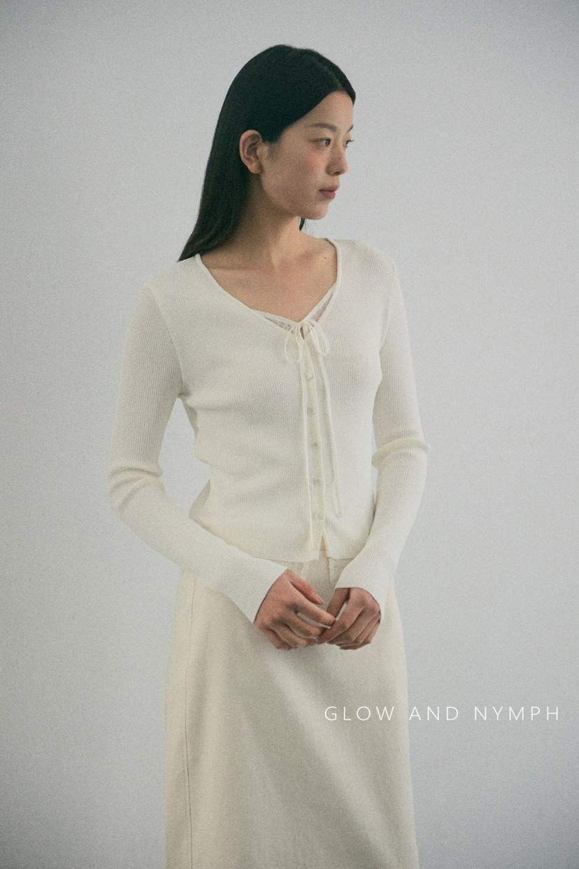 GLOW AND NYMPH東大門實拍女士新品推薦休閑真品針織衫GLOW AND NYMPH針織衫