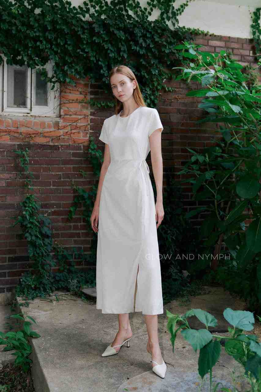 GLOW AND NYMPH韓國直郵女裝新品時尚休閑人氣職業連衣裙GLOW AND NYMPH連衣裙