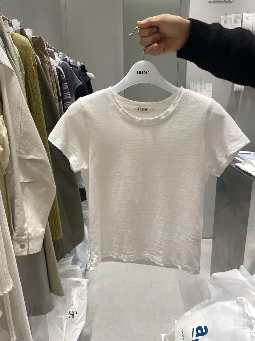 NUESE韓國代購女裝新款職業推薦時尚人氣真品休閑26春夏T恤NUESET恤