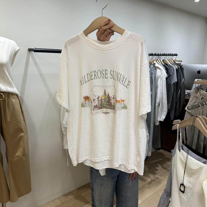 WINSOME韓國直郵女士新品職業時尚26春夏真品人氣熱賣T恤WINSOMET恤