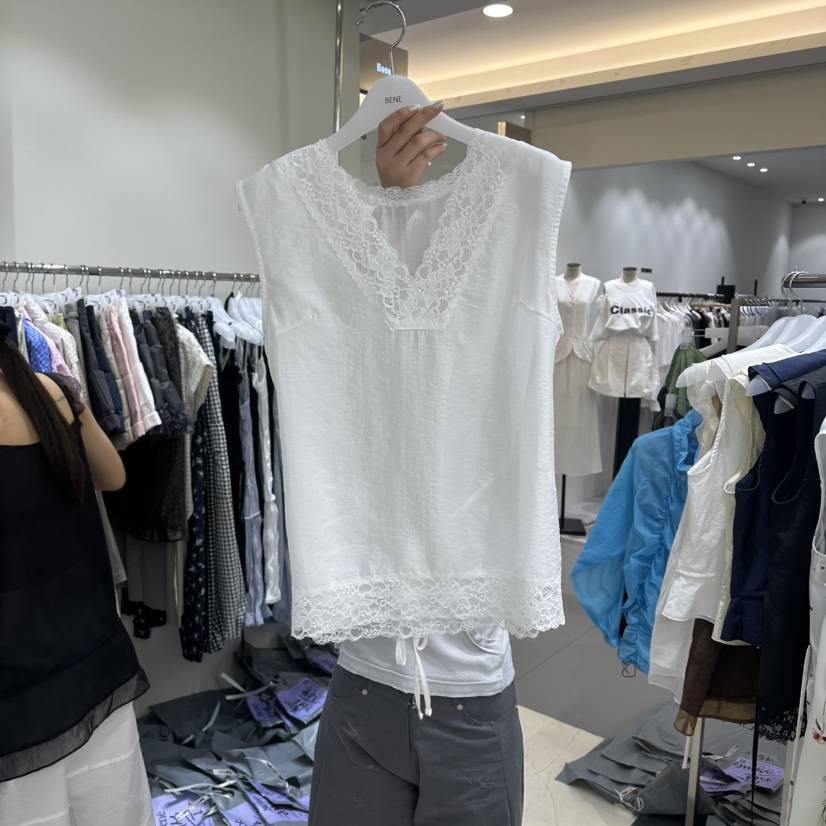 BENE韓國直郵女士新款人氣休閑26春夏時尚職業推薦吊帶背心BENE吊帶/背心