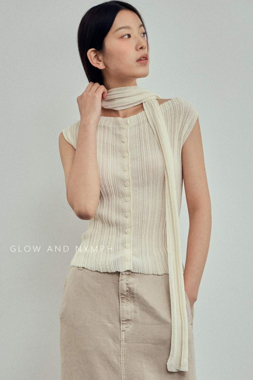 GLOW AND NYMPH韓國東大門代購女士新款人氣T恤不含圍巾套裝GLOW AND NYMPHT恤