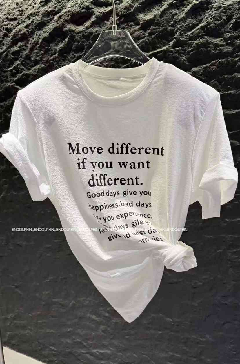 ENDOLPHIN韓國直郵女士新品時尚推薦熱賣職業休閑26夏季T恤ENDOLPHINT恤
