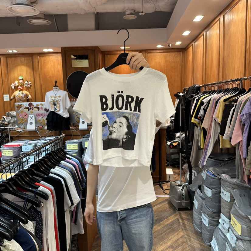 GARMENT-P韓國直郵女士新款休閑時尚推薦26春夏26夏季T恤GARMENTT恤