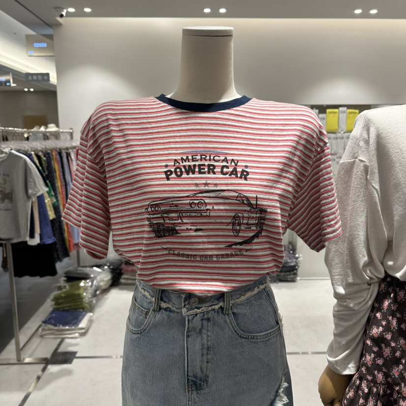 COMBO東大門實拍韓國女裝新款時尚26夏季休閑人氣熱賣T恤COM_BOT恤