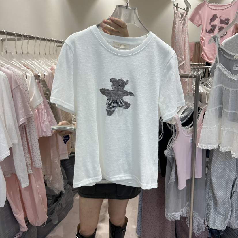 MIMME/LOOKK韓國代購女士新品熱賣休閑人氣26春夏職業T恤MIMME/LOOKKT恤