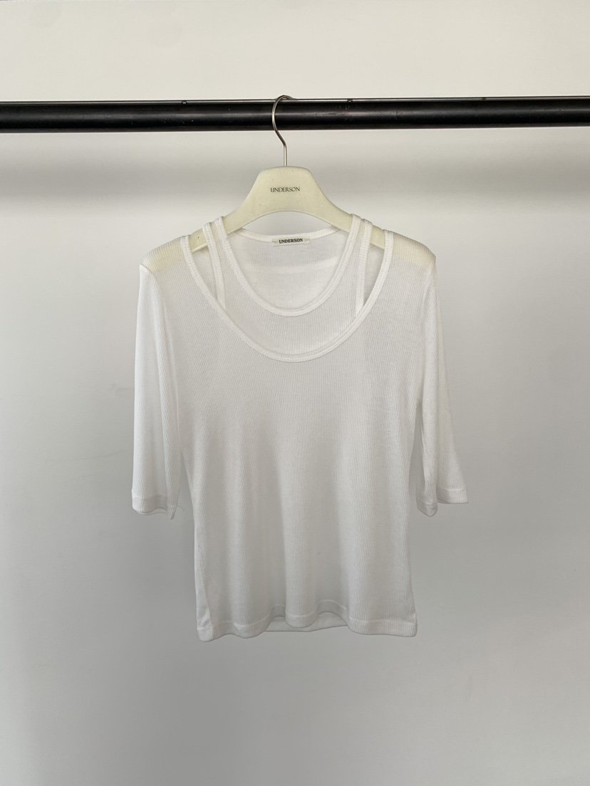 UNDERSON韓國代購女裝新品26春夏人氣26夏季時尚推薦職業T恤UNDERSONT恤
