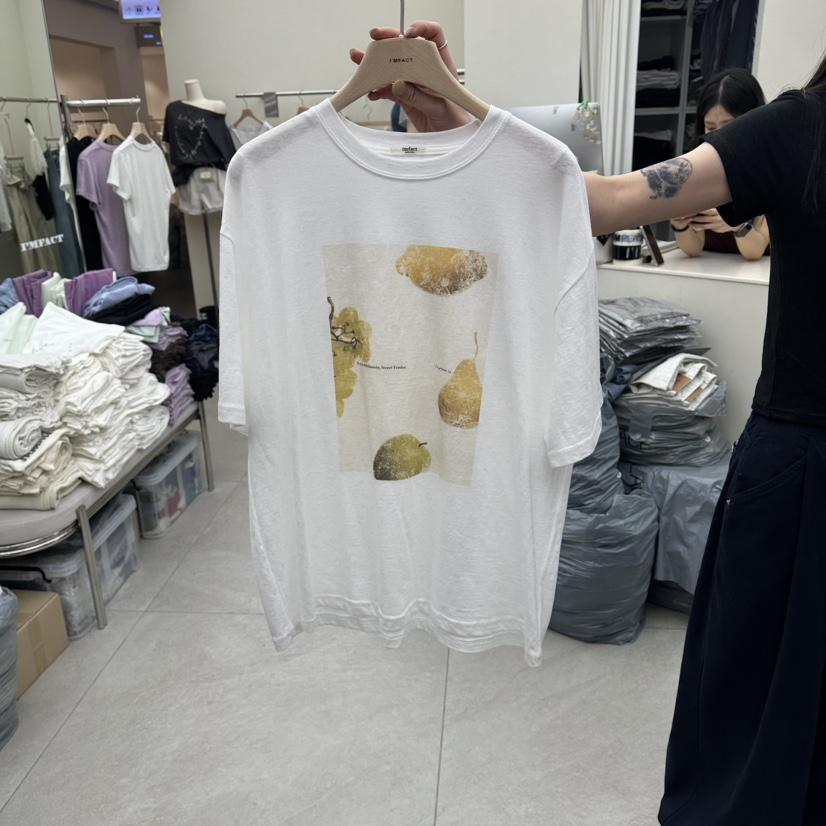 I MFACT韓國直郵實拍女裝新款職業26夏季時尚人氣熱賣T恤I MFACTT恤