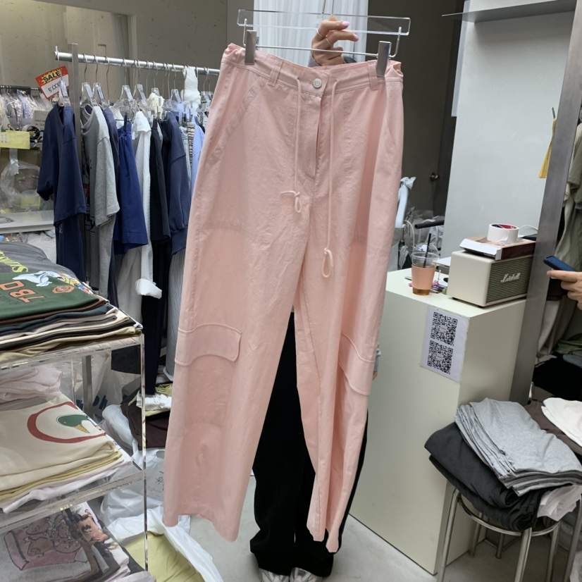 LEESEED-A韓國東大門代購女裝新款職業時尚26夏季休閑褲口袋SEeD/LEESEED休閑褲