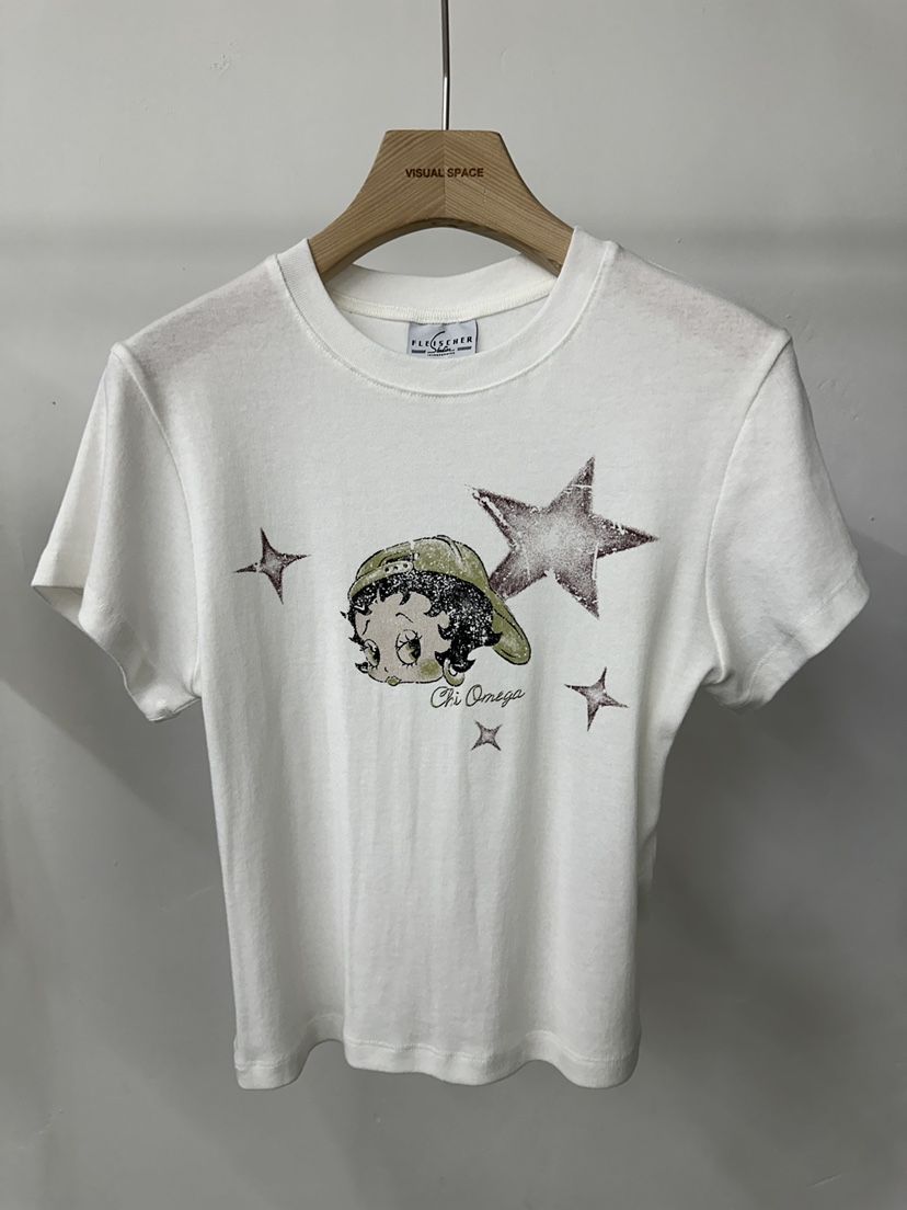 VISUAL SPACE/PAGE92/FLEISCHER韓國直郵女裝新品26春夏T恤VISUAL SPACE/PAGE92/FLEISCHERT恤