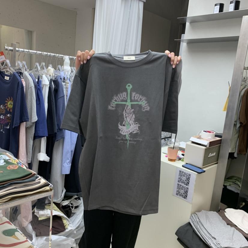 LEESEED-A東大門實拍韓國女士新品熱賣推薦休閑時尚職業T恤SEeD/LEESEEDT恤