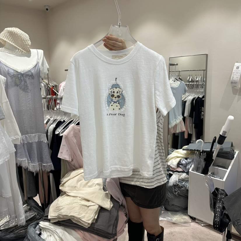 MIMME/LOOKK韓國東大門直郵女裝新品休閑職業人氣26春夏T恤MIMME/LOOKKT恤