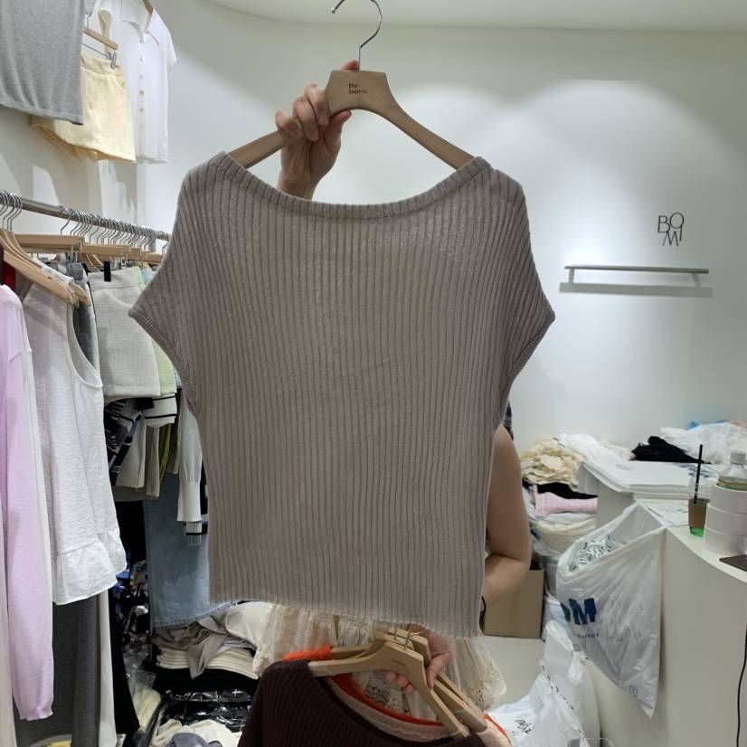 BY BOMI韓國直郵女士新款熱賣時尚26夏季推薦職業26春夏T恤BY BOMIT恤