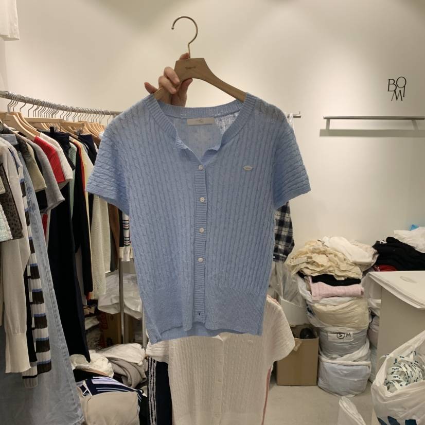 BY BOMI韓國代購女裝新款人氣26夏季熱賣時尚休閑針織衫BY BOMI針織衫