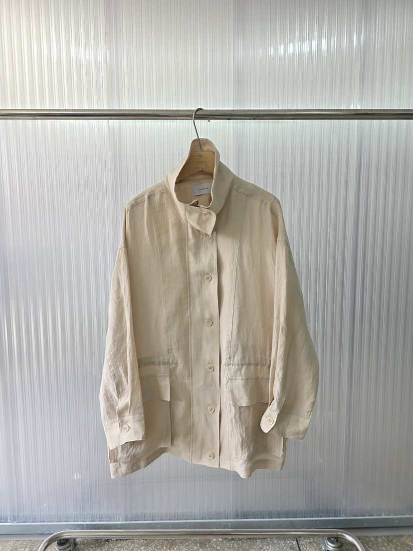 LIMLIMLIM韓國東大門直郵女士新品時尚推薦職業熱賣夾克亞麻LIM LIM LIM夾克