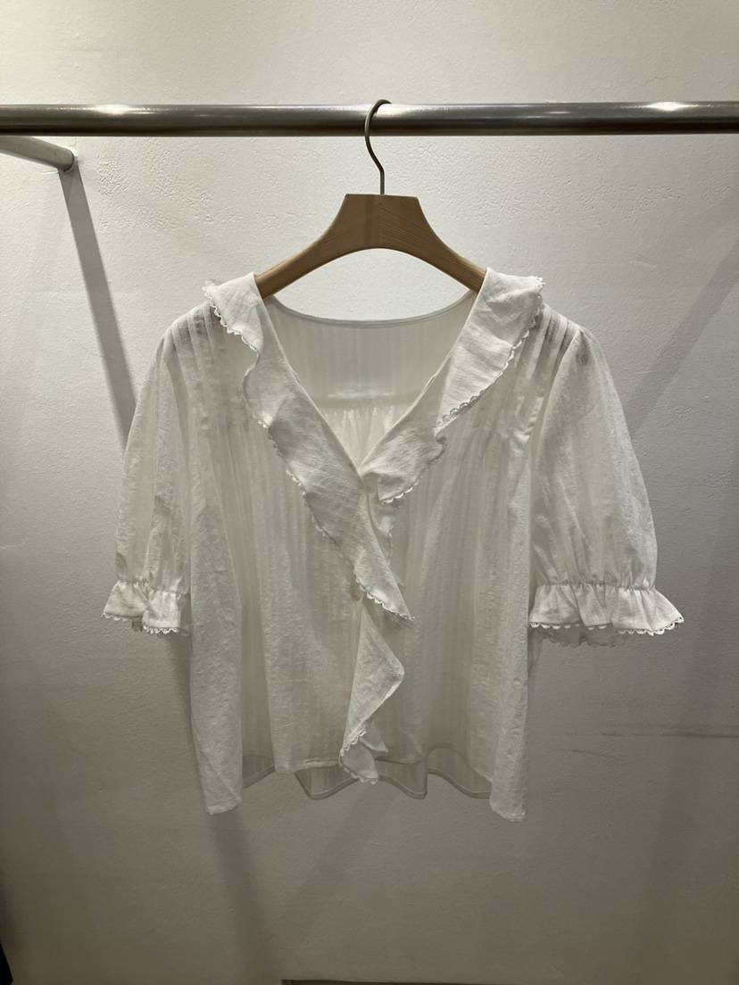 FL LANEL韓國東大門代購女裝新品26春夏26夏季襯衫蕾絲衫FL LANEL襯衫/蕾絲衫