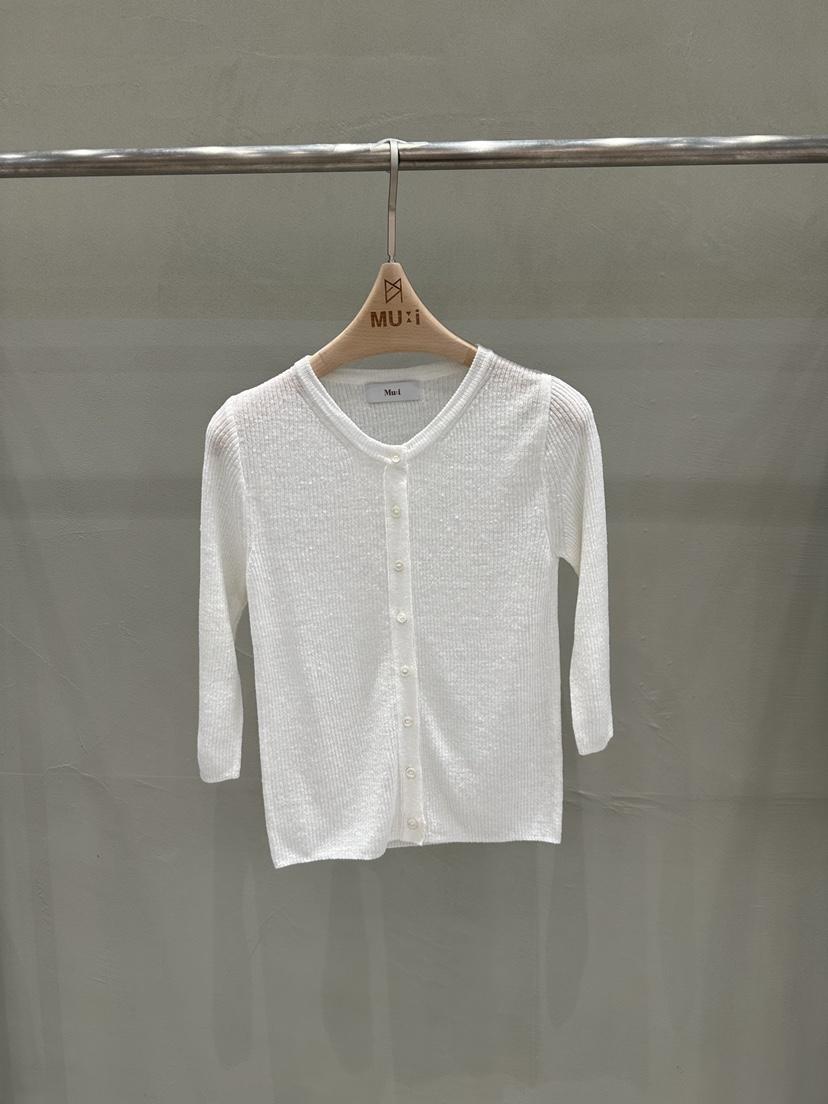 THE MUI韓國代購女裝新品熱賣時尚推薦針織衫U領開衫紐扣THE MUI針織衫