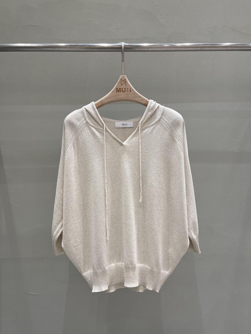 THE MUI韓國東大門直郵女裝新款26夏季推薦針織衫連帽衫THE MUI針織衫