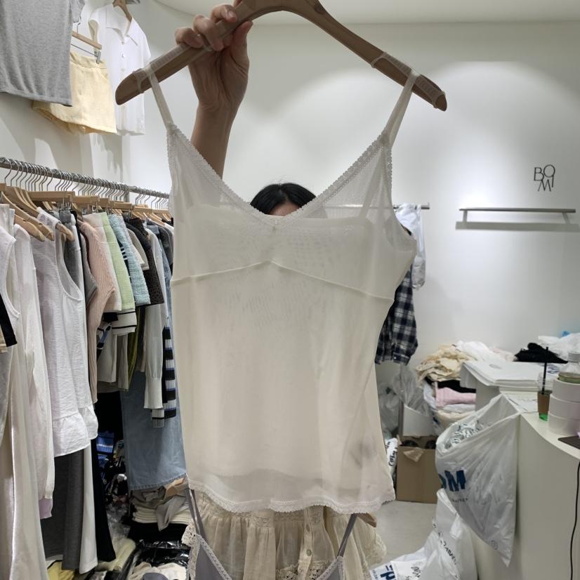 BY BOMI韓國直郵實拍女裝新款時尚26春夏休閑熱賣吊帶背心BY BOMI吊帶/背心