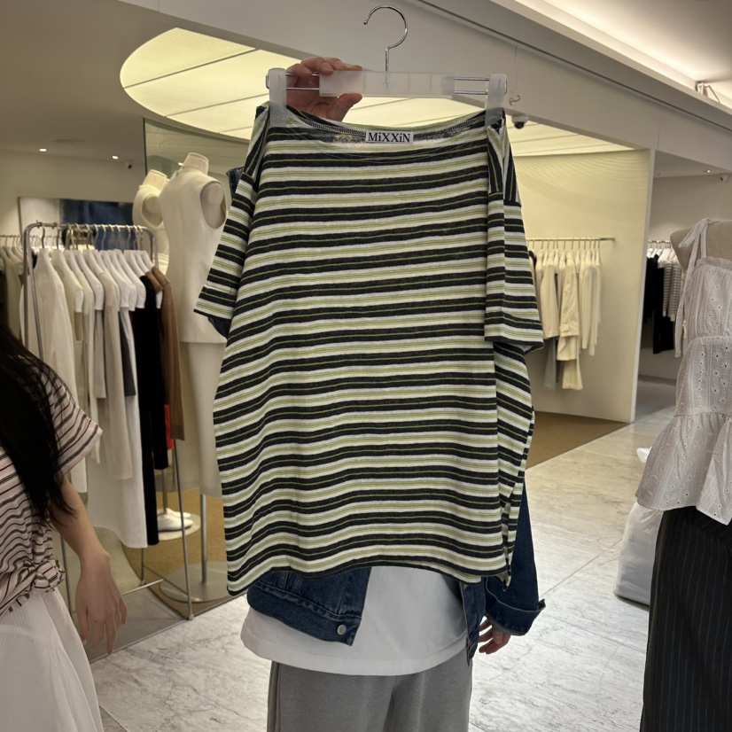MIXXIN韓國東大門直郵女裝新款人氣熱賣26夏季T恤不含腰帶MIXXINT恤