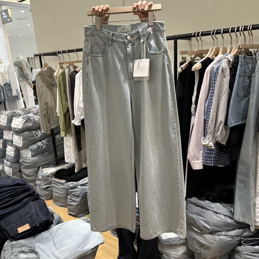 GILLI韓國直郵女士新款職業休閑推薦熱賣26夏季人氣牛仔褲GILLI牛仔褲