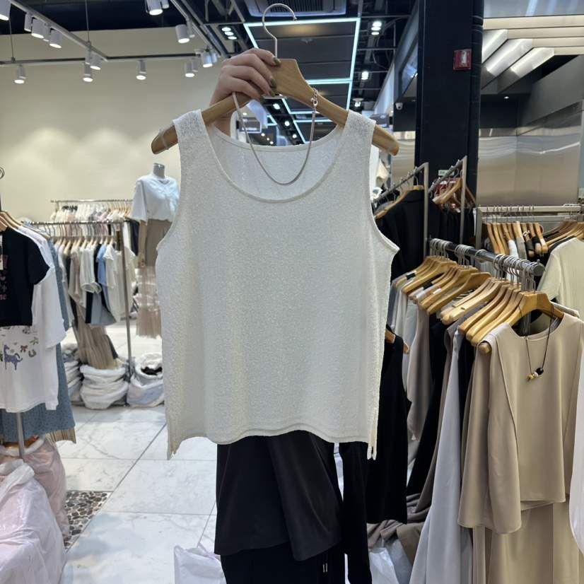 SANS東大門代購女裝新款職業休閑26春夏熱賣吊帶背心蕾絲SANS吊帶/背心