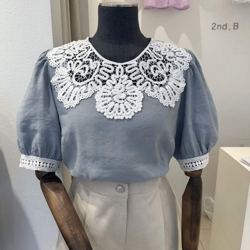 2nd B-S東大門實拍女裝新款熱賣推薦26春夏時尚襯衫蕾絲衫2nd B-S襯衫/蕾絲衫