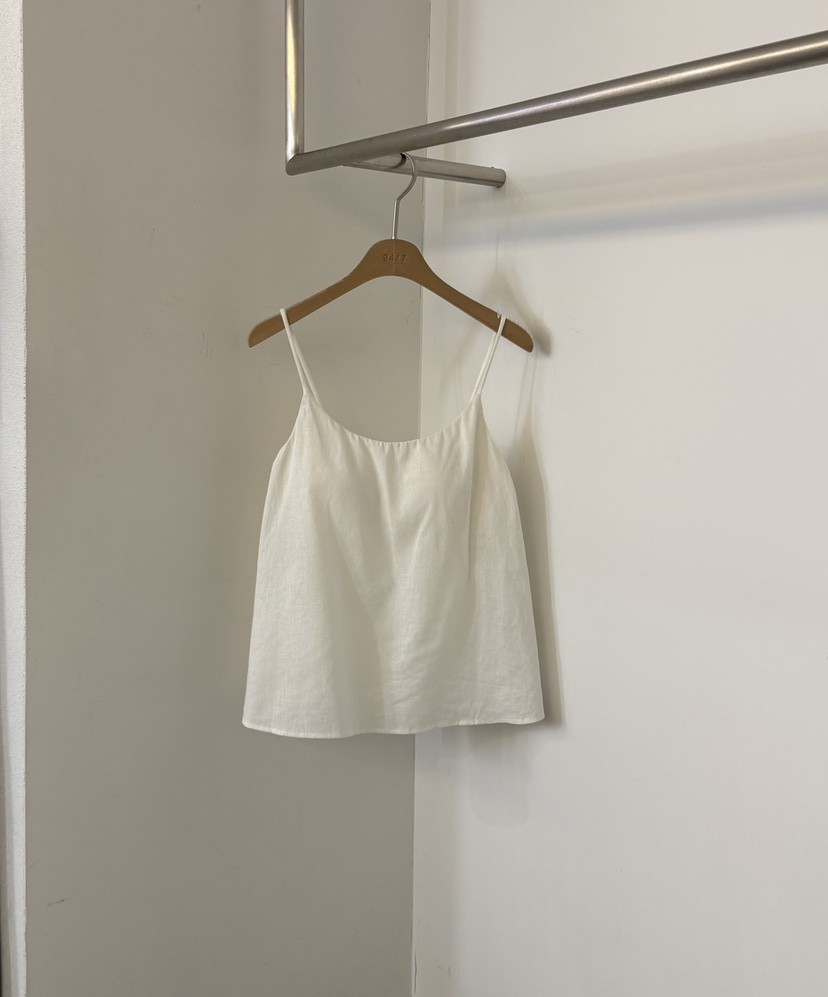 TWENTY FOUR SEVEN24-7韓國直郵女士新款推薦吊帶背心亞麻TEWNTY FOUR SEVEN24-7吊帶/背心