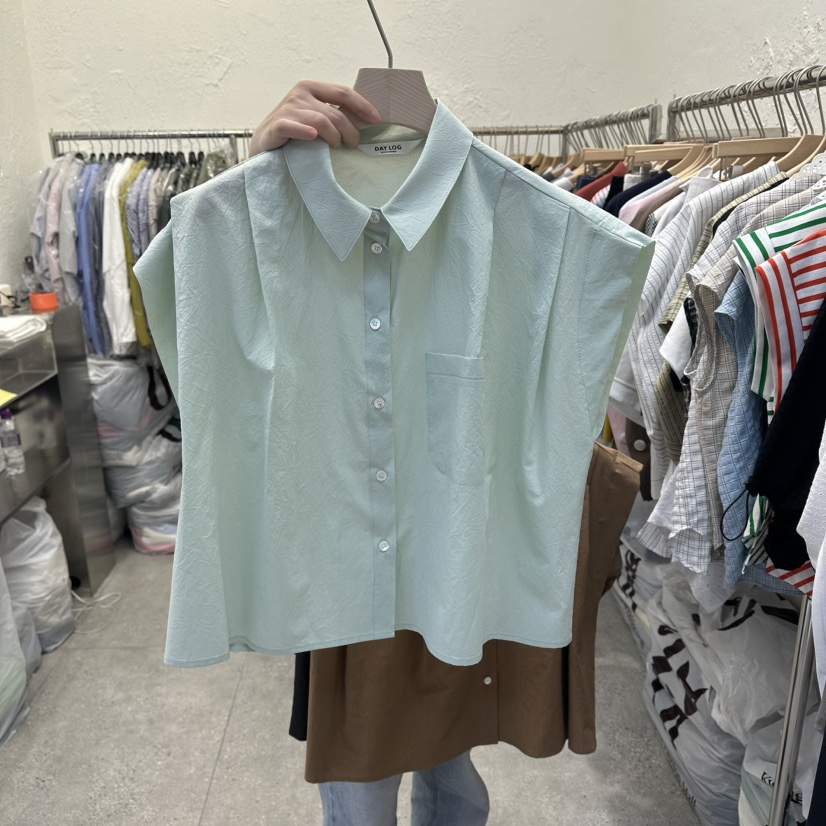 DA YLOG韓國直郵實拍女士新款休閑時尚26夏季推薦熱賣馬甲DA YLOG馬甲