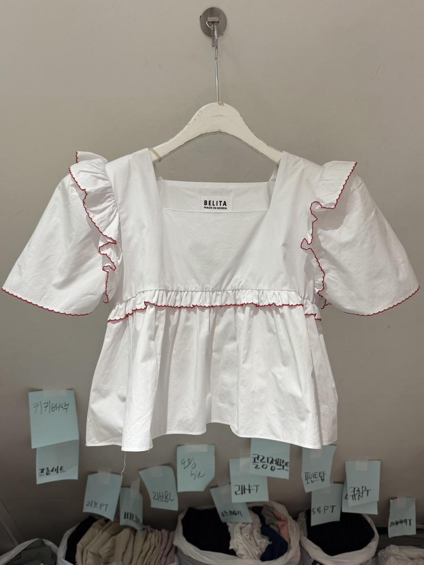 BELITA-L韓國代購女裝新款熱賣人氣26春夏26夏季襯衫蕾絲衫BELITA-L襯衫/蕾絲衫