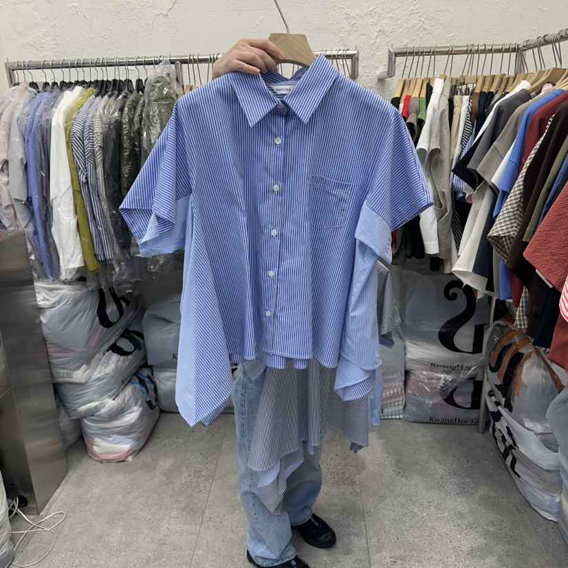 DA YLOG韓國東大門直郵女士新品時尚職業26夏季襯衫蕾絲衫DA YLOG襯衫/蕾絲衫